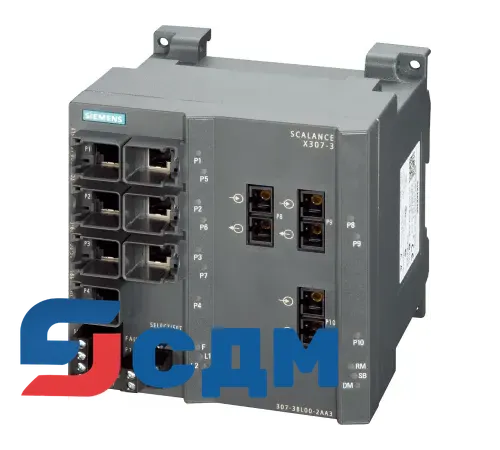 6GK5307-3BM10-2AA3 Управляемый коммутатор SCALANCE X-300