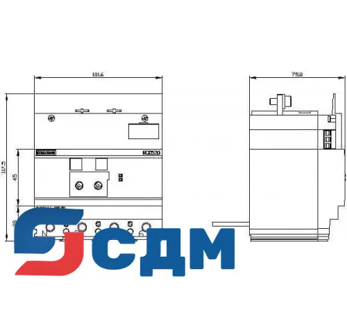 3VA9114-0RL20 Устройства защитного отключения УЗО для 3VA1