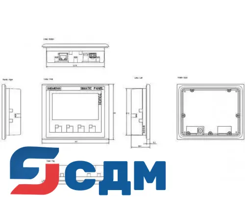 6AV66470AK113AX0 — Стационарные панели операторов Siemens.