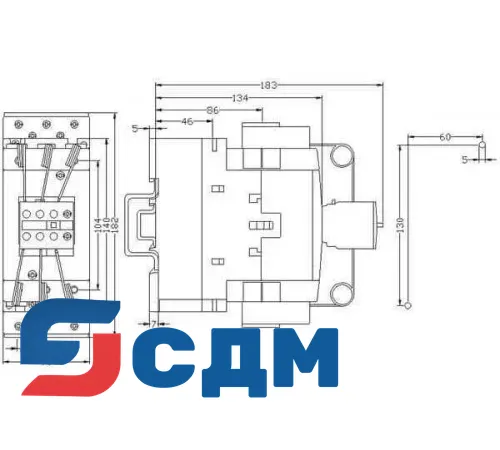 3RT1647-1AB01 Пускатель SIRIUS, до 12,5..50 kvar