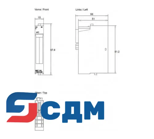 6ES7134-4FB52-0AB0 система распределенного ввода-вывода SIMATIC ET 200S
