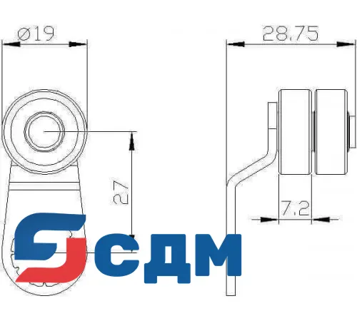 3SE5000-0AA04 Корпуса шириной 40 мм в соответствии с EN 50041