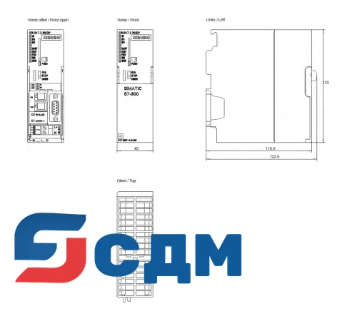 Siemens 6ES7317-2EK14-0AB0 Программируемый контроллер