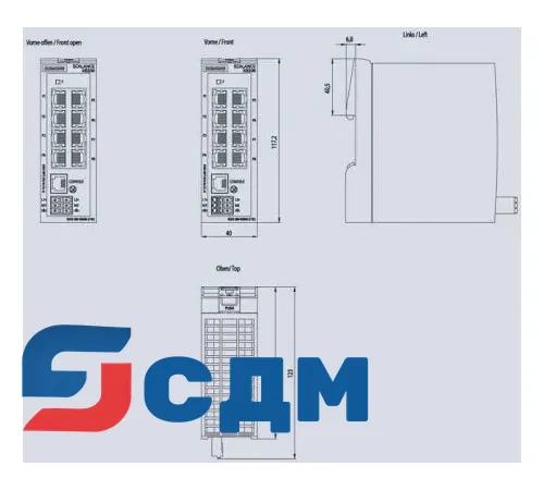 6GK5208-0BA00-2TB2 SCALANCE XB-200 управляемый