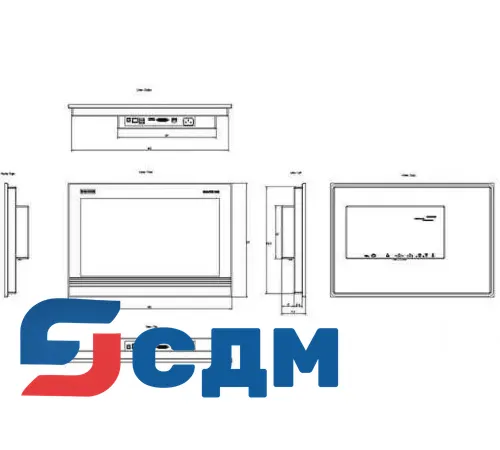 6AV7863-3MB10-0AA0 SIMATIC Industrial Flat Panel