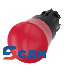 3SU1000-1HB20-0AA0 Кнопка грибовидная АВАРИЙНОЙ ОСТАНОВКИ