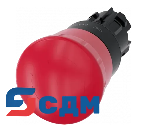3SU1000-1HB20-0AA0 Кнопка грибовидная АВАРИЙНОЙ ОСТАНОВКИ