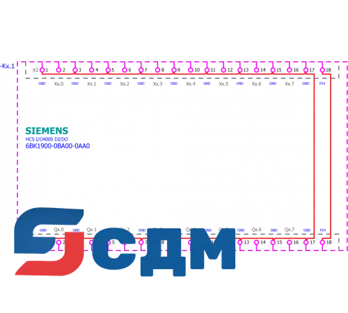 6BK1900-0BA00-0AA0 Центральный интерфейсный модуль (CIM)