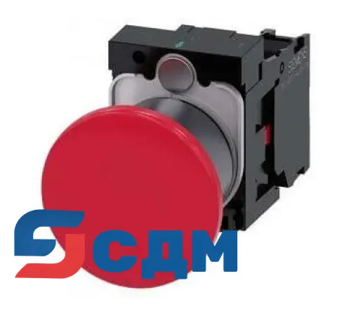 3SU1130-1BA20-1CA0-ZY10 Кнопка грибовидная