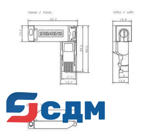 Siemens 6GK1901-1BB20-2AA0 Стандартный кабель IE TP Корд