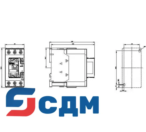 Контактор Siemens 3RT2037-3KB40