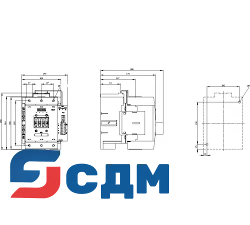 Контактор Siemens 3RT1054-1PF35