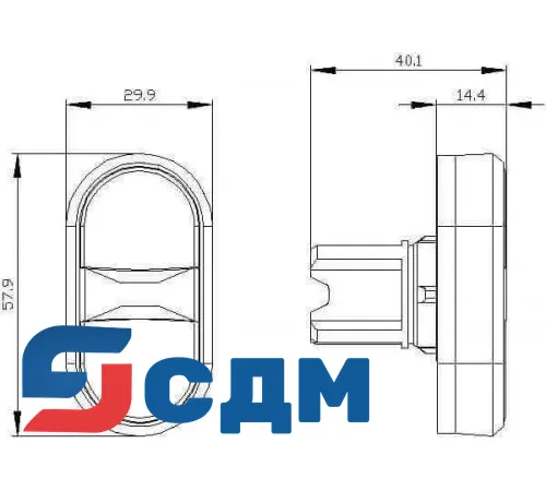 3SU1000-3AB42-0AA0 Кнопка сдвоенная