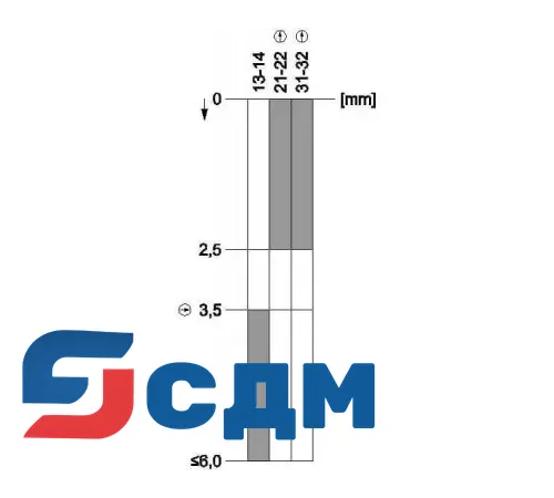 3SE5132-0KC03 Корпуса шириной 40 мм в соотв. с EN 50041