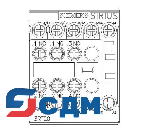 Контактор Siemens 3RT2016-1BB44