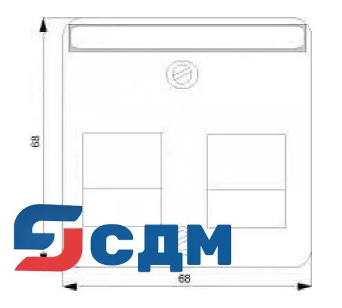 5TG2056 Телекоммуникационная розетка