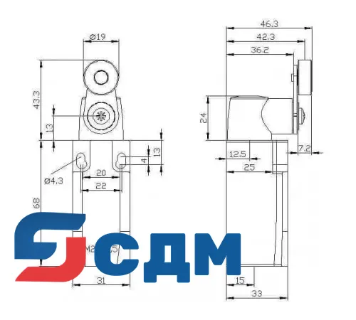 3SE5232-0CK31-1AJ0 Корпуса шириной 31 мм в соответствии с EN 50047