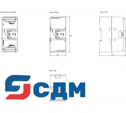 6ES7221-1BF32-0XB0 Программируемый контроллер