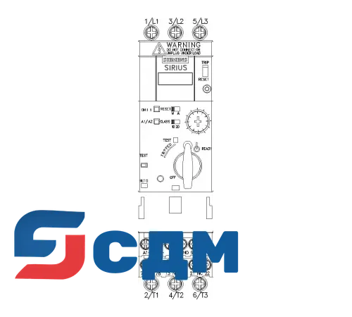 3RA6120-1AP32 Нереверсивный компактный пускатель 3RA61
