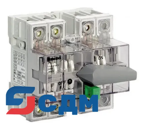 5TE1310 Блокируемый выключатель наргузки 5TE1, установочная глубина 92 мм