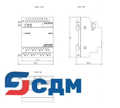 6ED1055-1CB10-0BA2 Логический модуль LOGO!