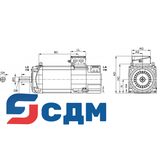 1PH8184-2DC00-2BB1-Z K08