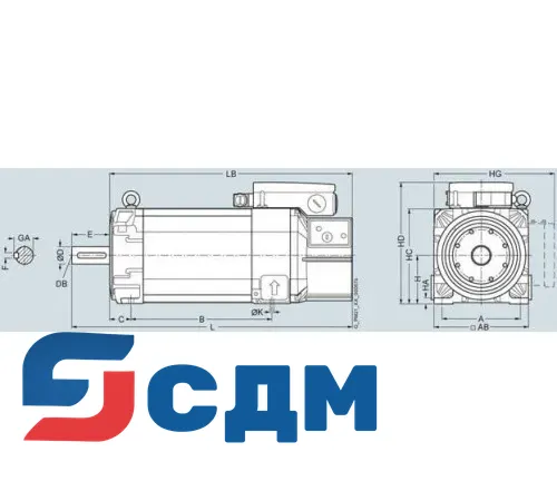 1PH8103-1.F0.-...1 1PH8 для SINAMICS S120 для производственных машин