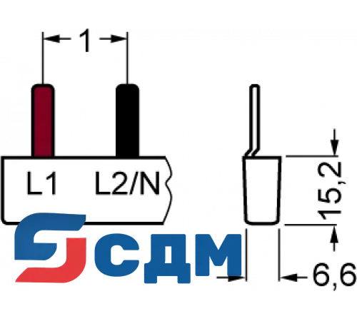 5ST3608 Сборные шины 5ST для модульных устройств