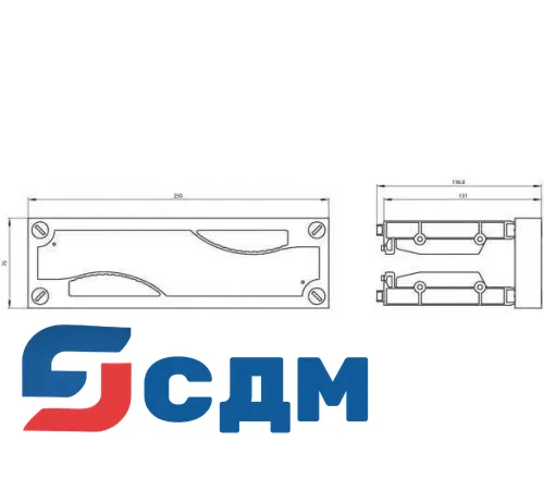 8GK4501-0KK12 Монтажные комплекты 8GK4 для незадействованных модулей