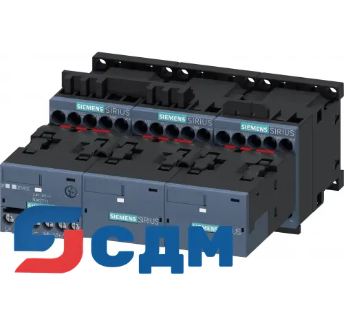 3RA2415-8XE31-1BB4 Контакторные сборки для пуска асинхронных двигателей переключением со звезды на треугольник SIRIUS 3RA24