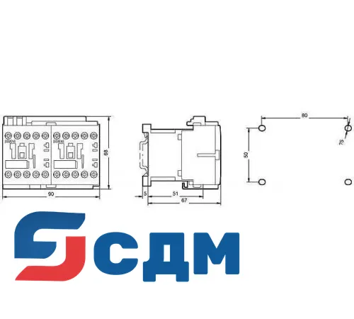 3RA1317-8XB30-1BB4 Фидерная комбинация 3RA1 для коммутации двигателей SIRIUS