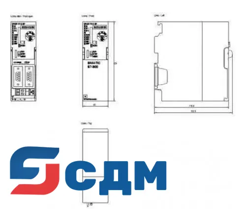 Siemens 6ES7317-6FF04-0AB0 Программируемый контроллер