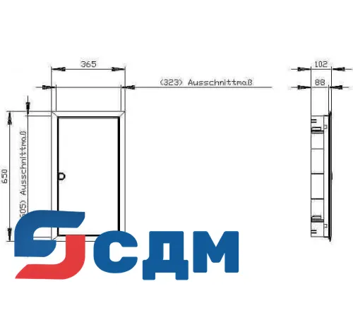8GB5036-1KM Небольшие распределительные щиты