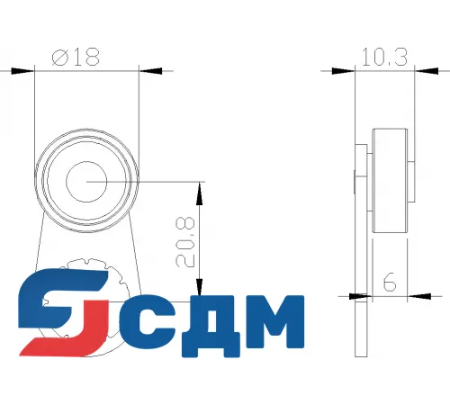 3SE5000-0AA23 Корпуса шириной 31 мм в соответствии с EN 50047