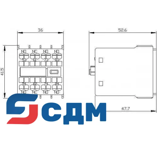 Вспомогательный контактор Siemens 3RH2911-2XA31-0MA0