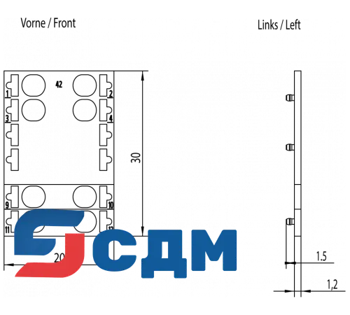 6ES7193-6CP42-2MB0 Аксессуар