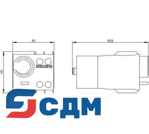 3RT2926-2PR01-0MT0 Блоки вспомогательных контактов с выдержкой времени