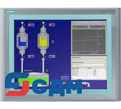 6AV66470AG113AX0 — Стационарные панели операторов Siemens.