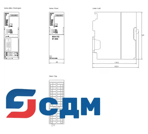Siemens 6ES7312-1AE14-0AB0 Программируемый контроллер
