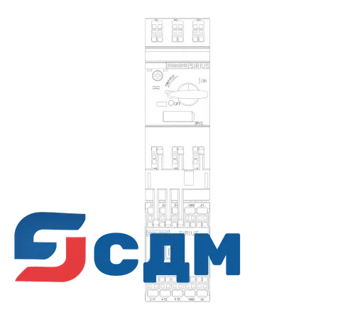 3RA2110-0GE15-1AP0 3RA21 для монтажа на стандартную рейку или для крепления винтами