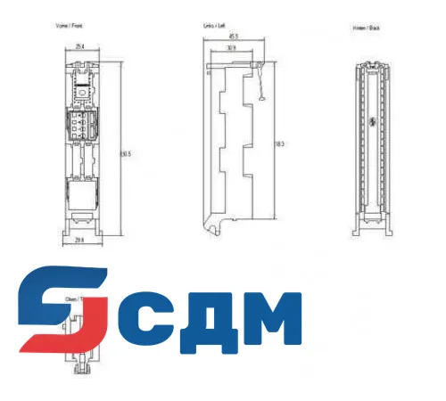 6ES7921-5AD00-0AA0 Модуль фронтального соединения