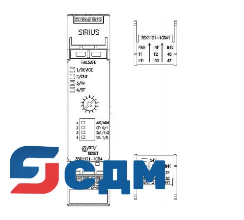 3SK1121-1CB44 SIRIUS 3SK1 Усовершенствованные базовые блоки