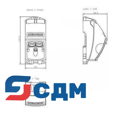 Siemens 6GK1901-1BE00-0AA1 Оптический кабель IE FO Cord