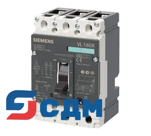 3VL1703-1DD36-.... автоматический выключатель 3 полюсный