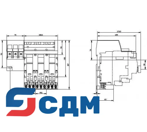 3RA6813-8AB Системы ввода питания для 3RA6