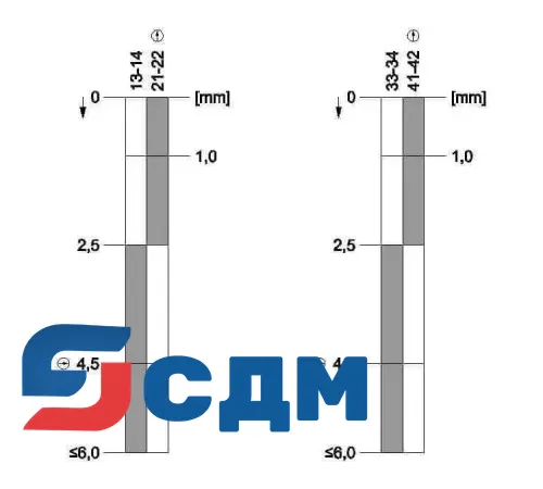 3SE5162-0CB01 XL, Ширина корпуса 56 мм