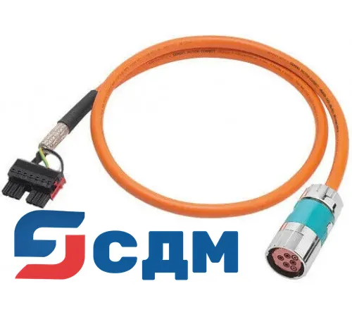 6FX50.2-5CN66-.... Силовой кабель для 1FT7/1FK7/1PH8 двигателей с разъёмами SPEED-CONNECT