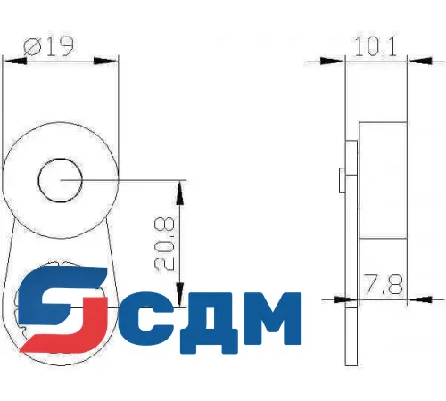 3SE5000-0AA22 Корпуса шириной 31 мм в соответствии с EN 50047