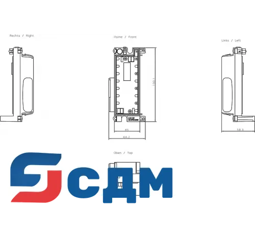 6ES7145-4FF00-0AB0 Аналоговый модуль расширения EM 144, EM 145