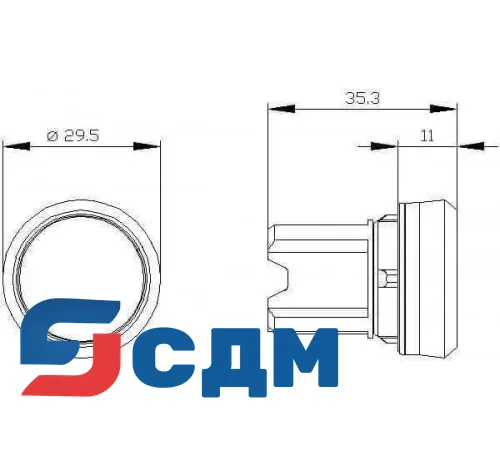 3SU1000-0AA40-0AA0 Кнопка